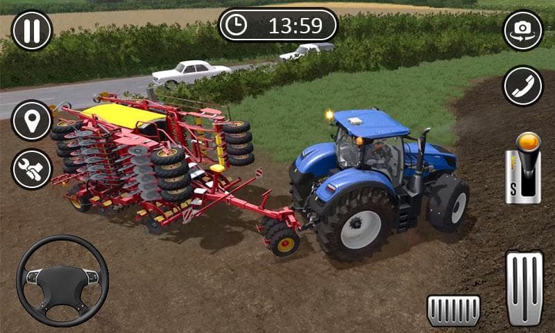 Farming Games with Tractors